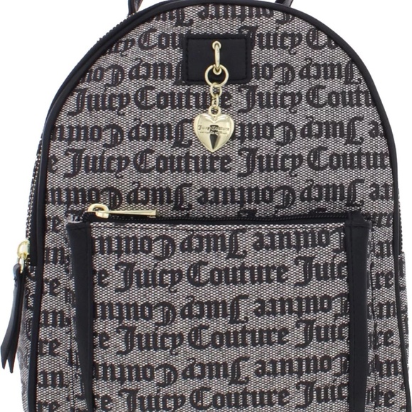 Juicy Couture Charmed City Gray Backpack NWT 10” x 8” x 3” - Picture 4 of 4